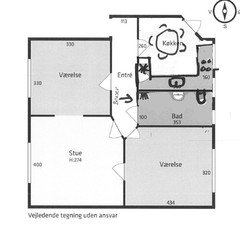 Arkitekt/design hjælp til udbygning badeværelse. Badeværelse tegning