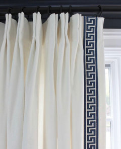 DIY: How to Add Tape Trim to Curtains 