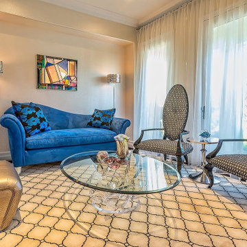 Art Collector's Colorful Home