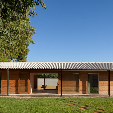 Pavillon dans un jardin