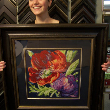 Archival custom picture framing