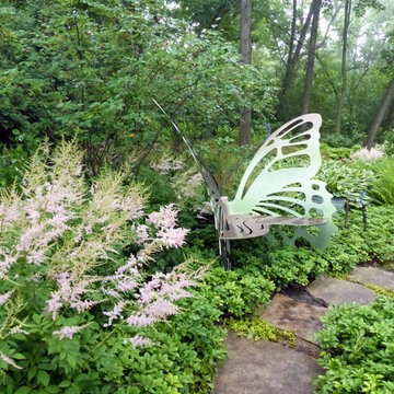 Northbrook Illinois Shade Garden in June