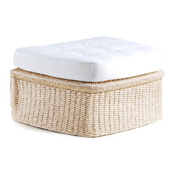 Wintons Teak Elan Ottoman (PT1) - Outdoor Lounge Furniture