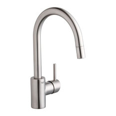 50 Most Por Swivel Kitchen Faucets For 2018 Houzz Grohe Concetto Single Lever Kitchen Faucet With Dual Spray Pull Down Super Steel