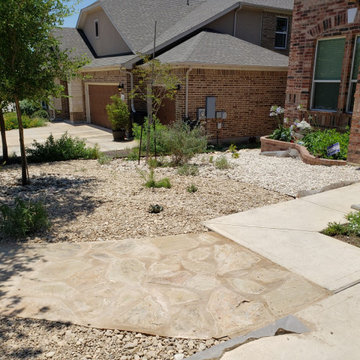 Flagstone Garden Paths for the Texas Hill Country