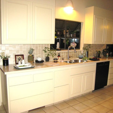 Updated and Refaced Kitchen Cabinetry