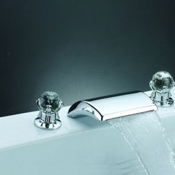 Millo Widespread Waterfall Faucet - Bathtub Faucets