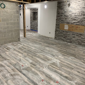 Basement with  Speak easy, Theater, Workout room and Lounge area - under constru