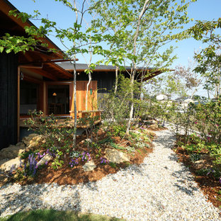 他の地域の和風のおしゃれな整形庭園 (半日向) の写真