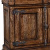 Sideboard Philippe French Rustic Pecan Solid Wood Cremone 4-Door