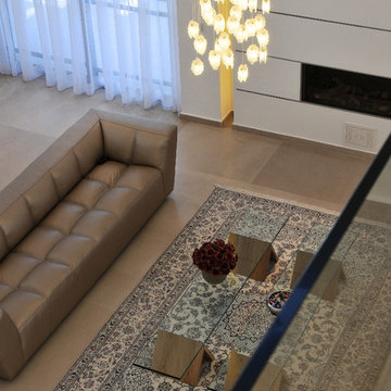 Modern crystal chandelier, contemporary CRYSTAL GLACIERS chandelier in high ceil