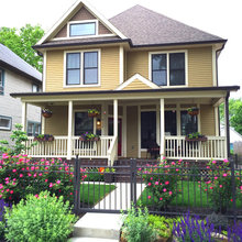 House renovation. Before, during and after