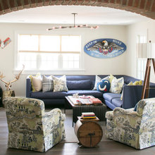 Denim family room