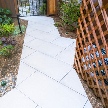 Unique pattern for the paver path
