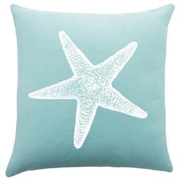Starfish Pillow, Blue