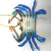 Dimensional Coastal Maryland Blue Crab Christmas Ornament 4 Inches
