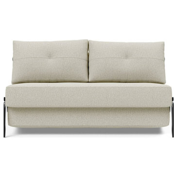 Cubed Aluminum Sofa Bed - Mixed Dance Natural, Full