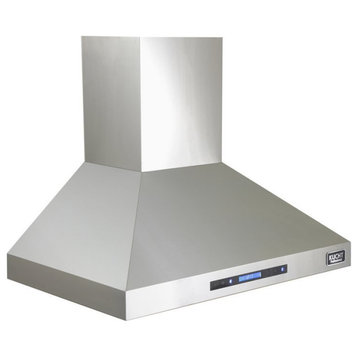 Kucht Professional 30" Modern Stainless Steel Wall Mounted Range Hood in Silver