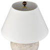 Erin 26'' High 1-Light Table Lamp Aged White Includes LED Bulb