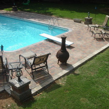 Salt Lake City Concrete Paver Pool Patio