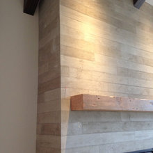 Board formed concrete
