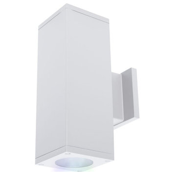 WAC Cube Arch Color Changing Wall Sconce in White
