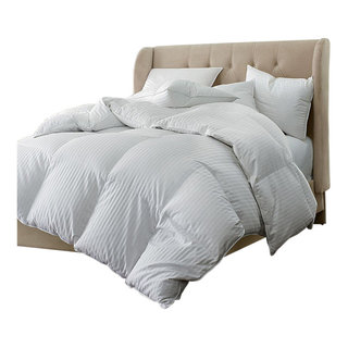 Luxurious Hungarian Goose Down Comforter 800 Thread Count 750Fp -  Contemporary - Comforters And Comforter Sets - by LUXURY EGYPTIAN BEDDING