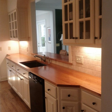 Wood Countertops with Sinks - It's WATERPROOF!