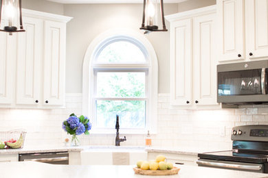 Transitional kitchen photo in Denver