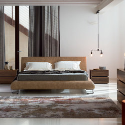 Lotto Upholstered Platform Bed by Rossetto - $2,425.00 - Platform Beds