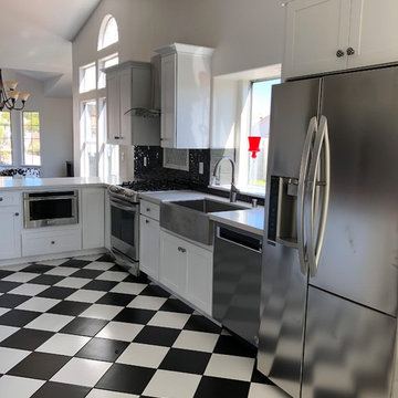 Black and White Modern Classic Kitchen