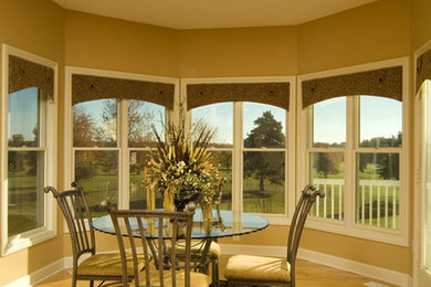 Inspiration for a timeless dining room remodel in Grand Rapids
