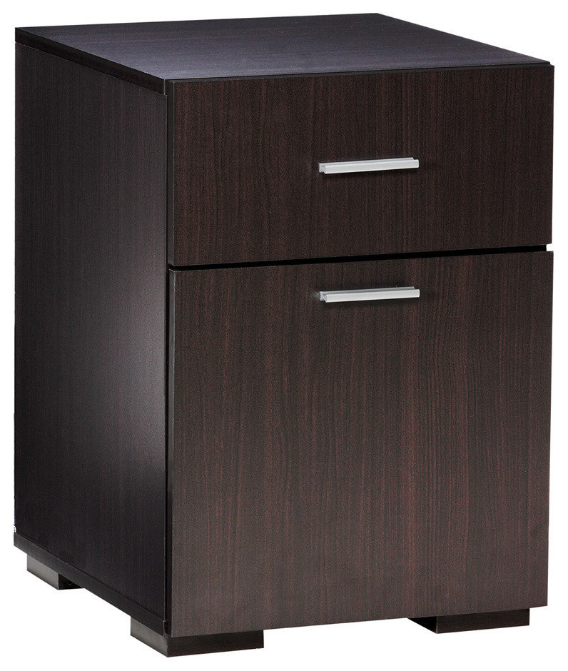 Olivia 2 Drawer Lateral File Cabinet by Comfort Products, Espresso