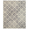 Tufted Wool Tie-Dye Moroccan Rug, Gray, 5'x8'