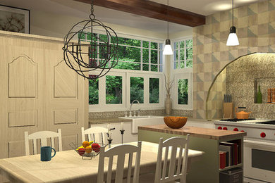 Kitchen - traditional kitchen idea in Other
