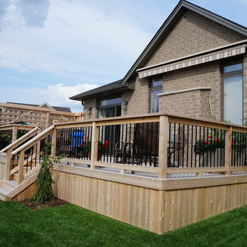 Back Yard Composite and Cedar Deck