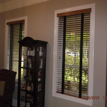 Drapery Installation - Sitting Room