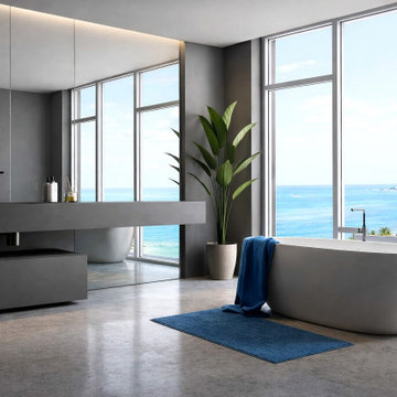 High-End Custom Bathroom Vanity by VelArt, Miami