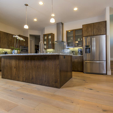 European White Oak_wire brushed Wide plank, UV OIL