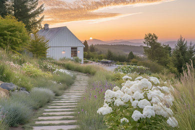Inspiration for a country home design remodel in Seattle