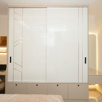 SHIVAGANGA AR PRAKRUTHI | 2BHK Apartment Interior Designed By Homzinterio