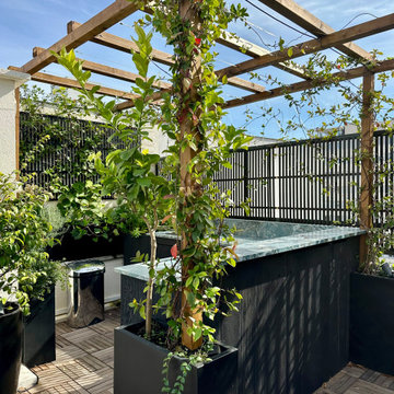 Aménagement toit-terrasse à Paris 6ème