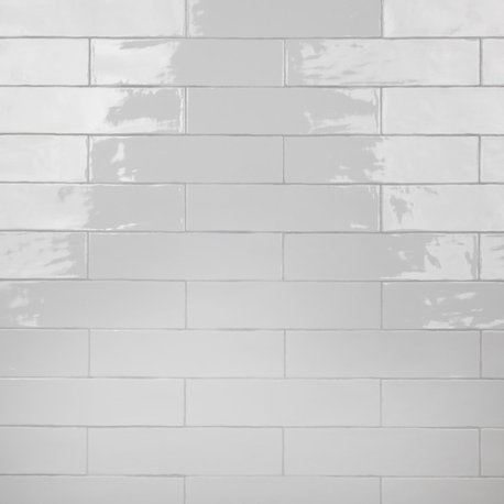 Chester Ceramic Wall Tile, Bianco