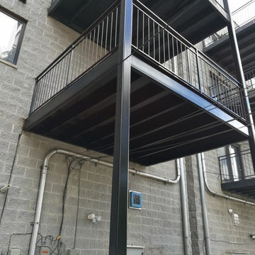 Wicker Park fences, parkway fences, stairs, handrails and balconies painting