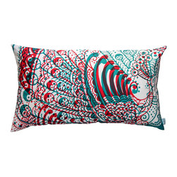 Rhadi - Rhadi Living Wild Collection Peacock Pillow - Decorative Pillows