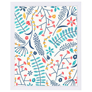 Global Gallery Elyse DeNeige Retro Pepper Otomi Silhouette Canvas Artwork 16 x 20
