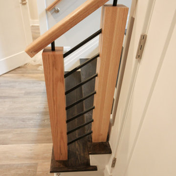 Project #69 | Contemporary Staircase with Horizontal Metal Rods