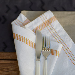 Simple Stitch Chambray Napkin - Set of 4 - Napkins