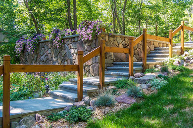 Example of a mountain style exterior home design in New York