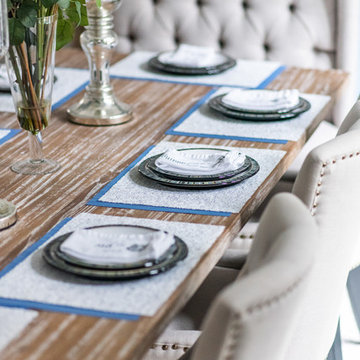 Rustic Chic with Blues